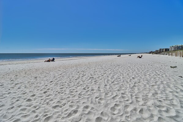 On the beach
