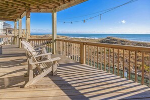 Property grounds - Premier Oceanfront Dog Friendly Home w/ Pool, Hot Tub, Elevator, Game Room, More (Hatteras)