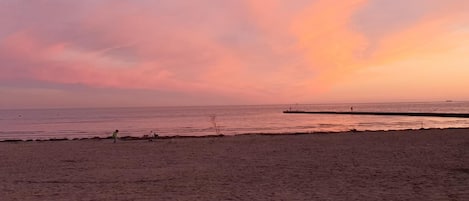 Tæt på stranden