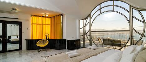 4 habitaciones y sábanas de algodón egipcio