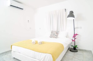 4 habitaciones y sábanas de algodón egipcio 