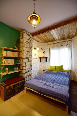 Economy Double Room, 1 Double Bed, Garden View | Desk, soundproofing, iron/ironing board, free WiFi - Alacati Suites (Cesme)