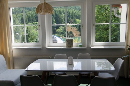 House Lütsche - right on the lake in the Thuringian Forest