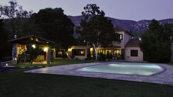 Front of property - evening/night