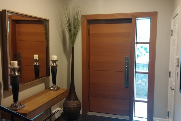 front entry to unit