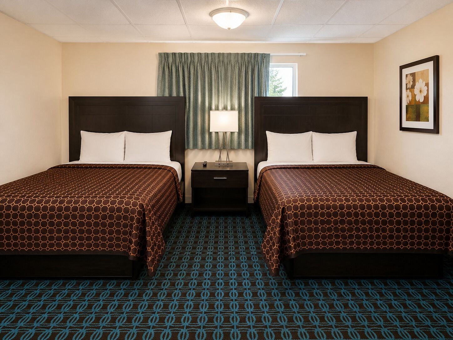 Premium bedding, pillowtop beds, individually furnished, desk