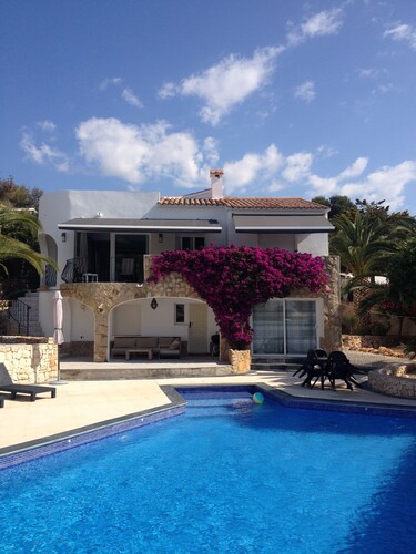 Detached  House With Nice Private Swimming Pool Close To Calpe And Moraia