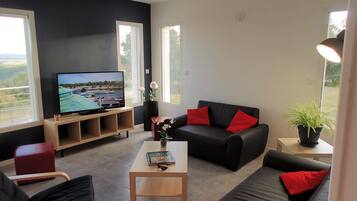 Televisión, mesa de ping pong