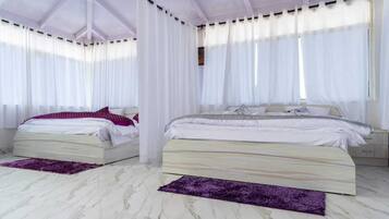 6 habitaciones, wifi y ropa de cama