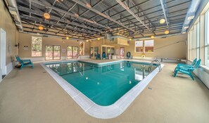 Indoor pool, a heated pool