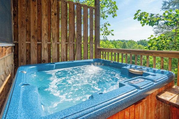 Bain à remous extérieur