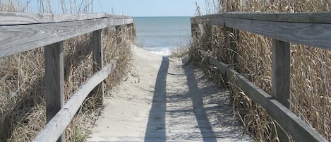 Aan het strand