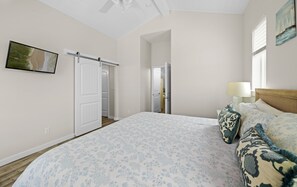 3 bedrooms, iron/ironing board, travel cot, WiFi