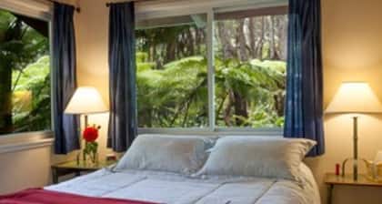 Charming 2 Bedroom Cottage Walking Distance from Volcano Village