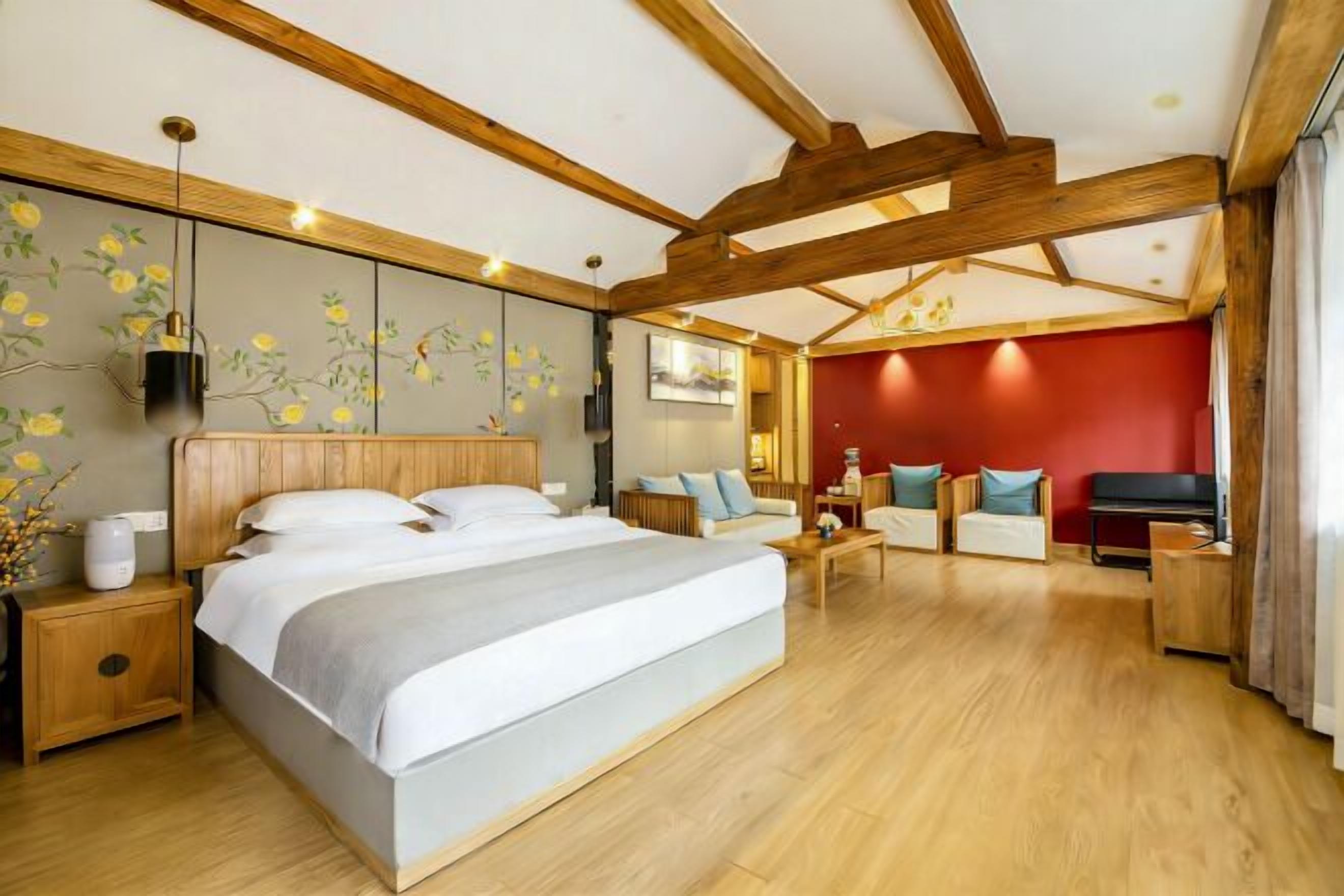 書桌、遮光布/窗簾、免費無線上網