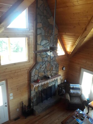 Interior - Mountain Cabin located in a gated community, within walking distance to river. (Sparta)