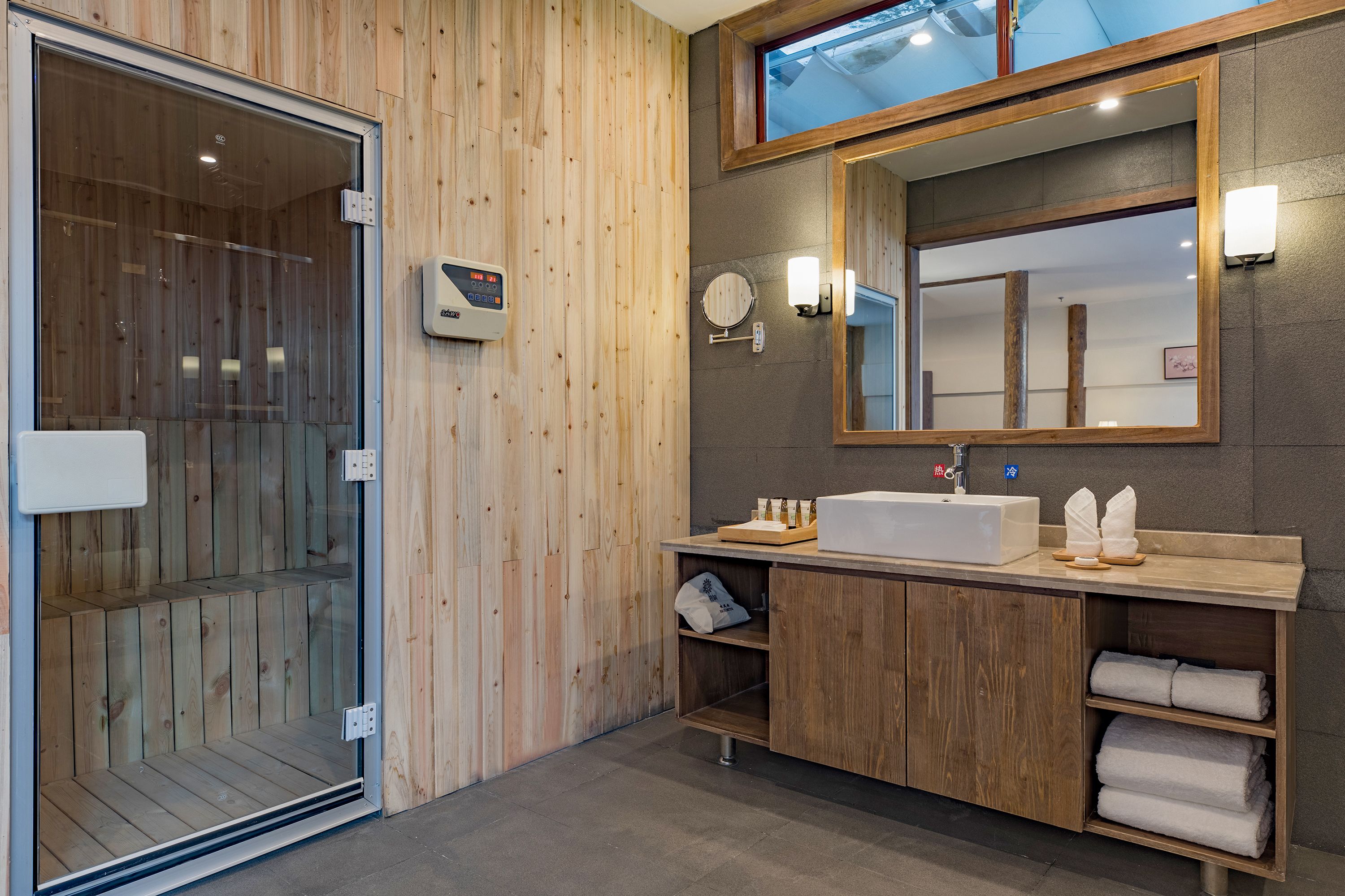 Premium Suite | Bathroom amenities | Free toiletries, hair dryer, slippers, towels