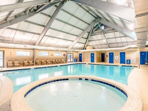Indoor pool, outdoor pool