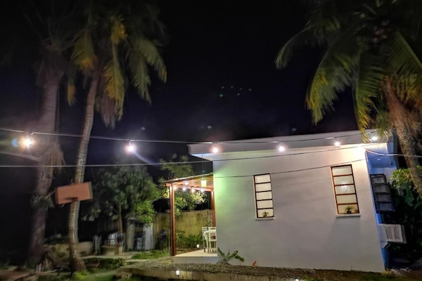 Front of property – evening/night