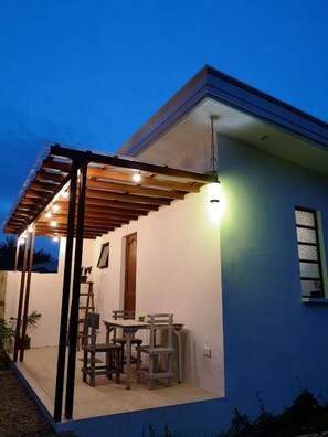 Front of property – evening/night