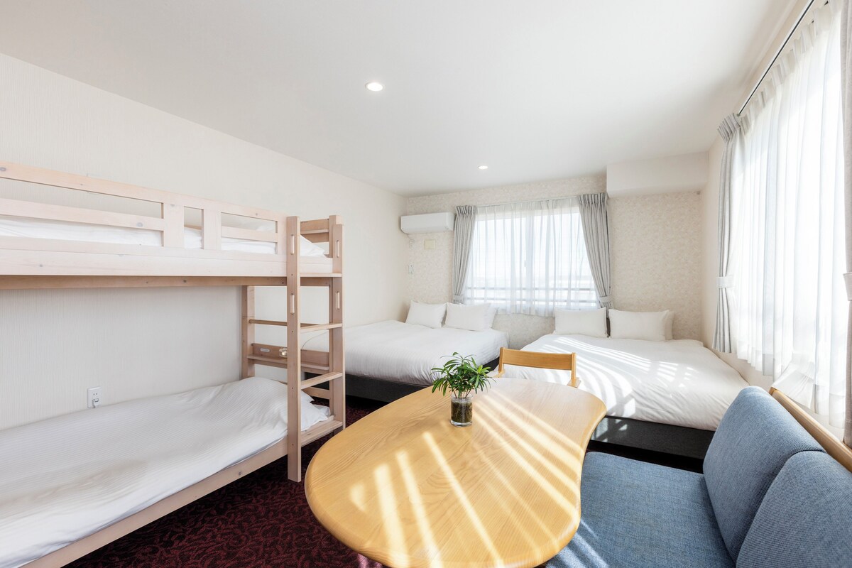 Room, Multiple Beds, Non Smoking | In-room safe, blackout drapes, WiFi (free), bed sheets