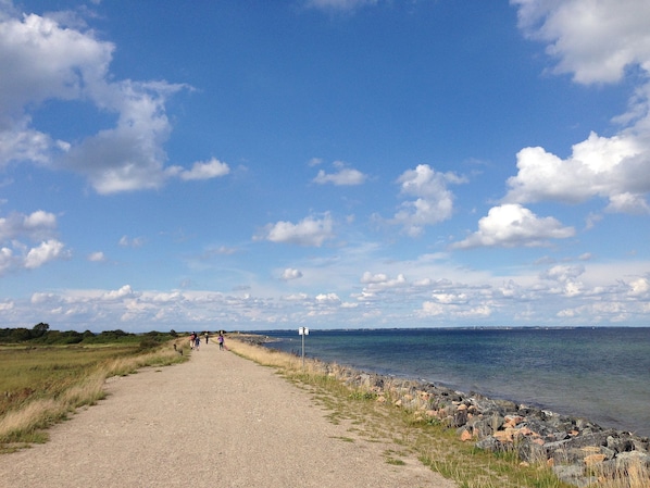 Tæt på stranden