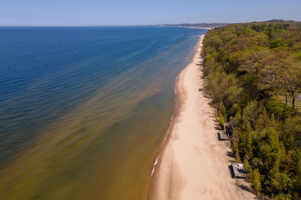 Miles and miles of pristine beach shoreline for beautiful walks.