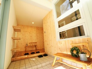 Interior entrance
