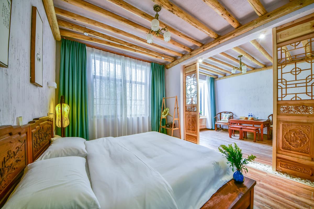 Deluxe suite | Verduisterende gordijnen, gratis wifi