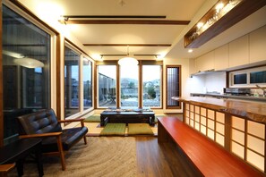 Private Vacation Home | Living area | Flat-screen TV - Kyotoya Junnya (Kyoto)