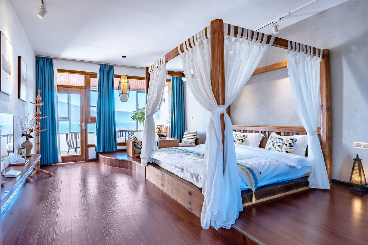 ห้องดีลักซ์ดับเบิล | โต๊ะทำงาน, ผ้าม่านกันแสง, Wi-Fi ฟรี
