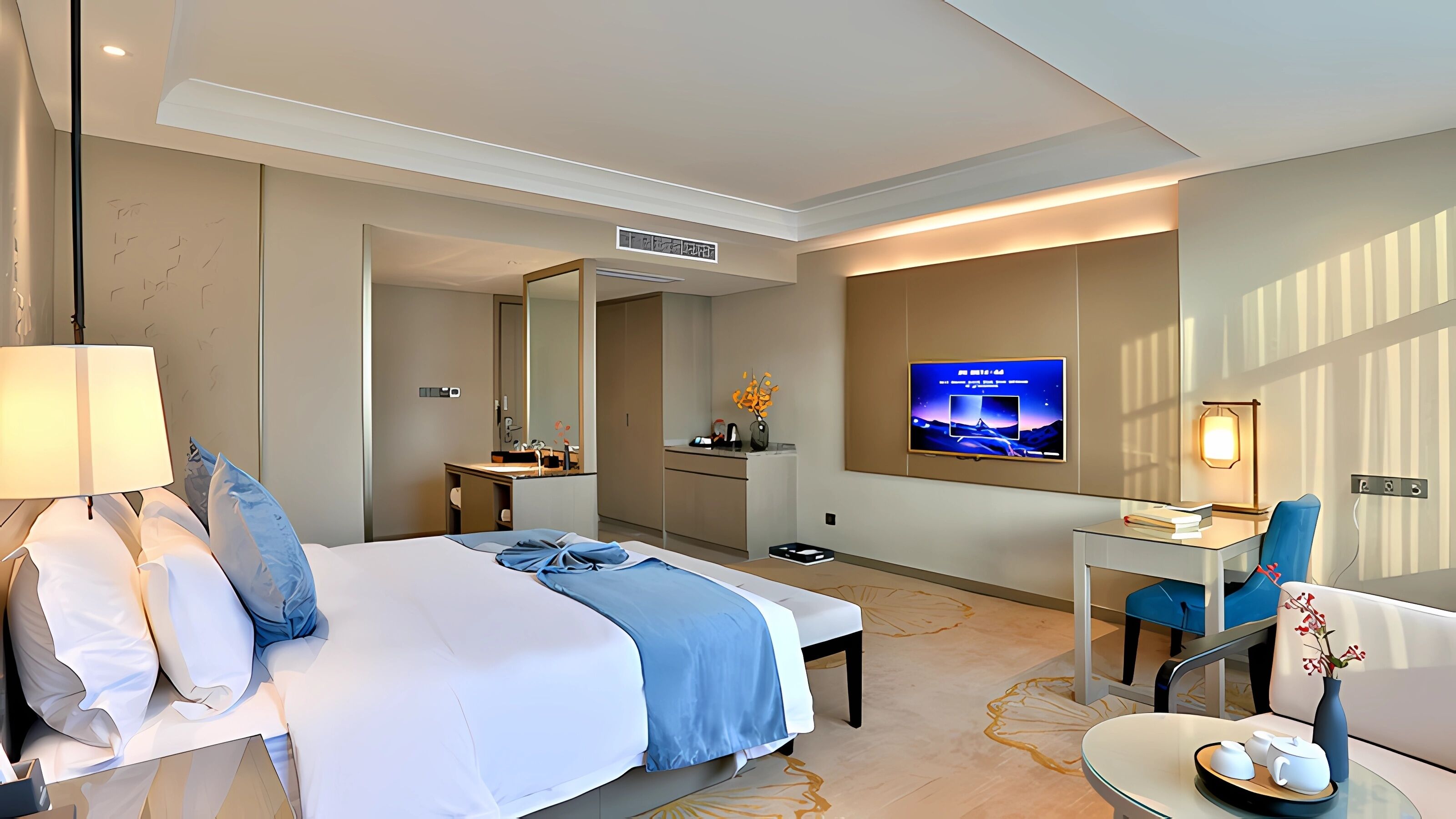 Kamar Eksekutif | Seprai premium, selimut bulu angsa, dan bantalan ekstra lembut