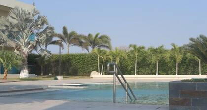 Casa Quinta Puertas del Viento, with a beautiful view of the city of Cartagena