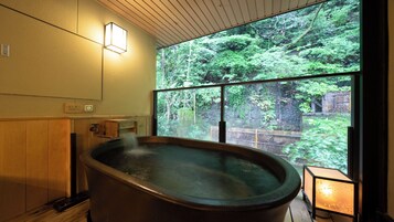 Deluxe Triple Room, Private Open-Air Bath | View from room