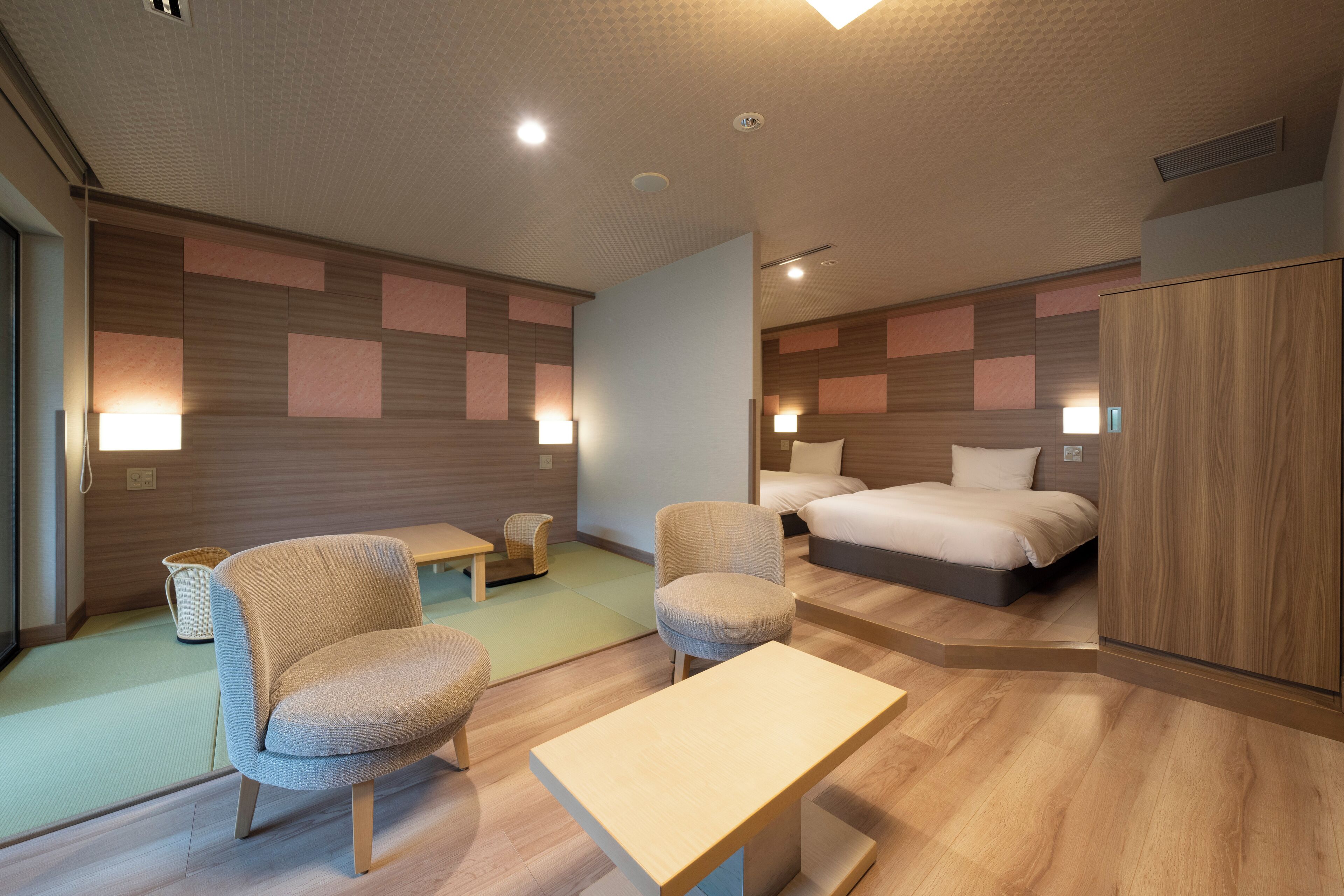 Habitación estándar (JP western room,Private Open-Air Bath) | Ropa de cama de alta calidad, caja fuerte, escritorio y wifi gratis