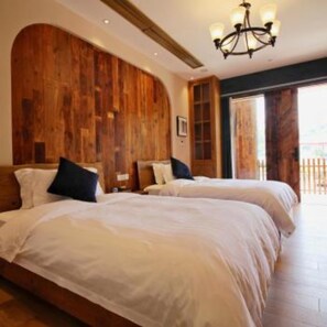 ห้องลักซ์ชัวรี่ทวิน | ผ้าม่านกันแสง, Wi-Fi ฟรี