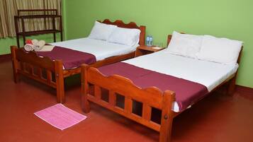 Blackout drapes, soundproofing, iron/ironing board