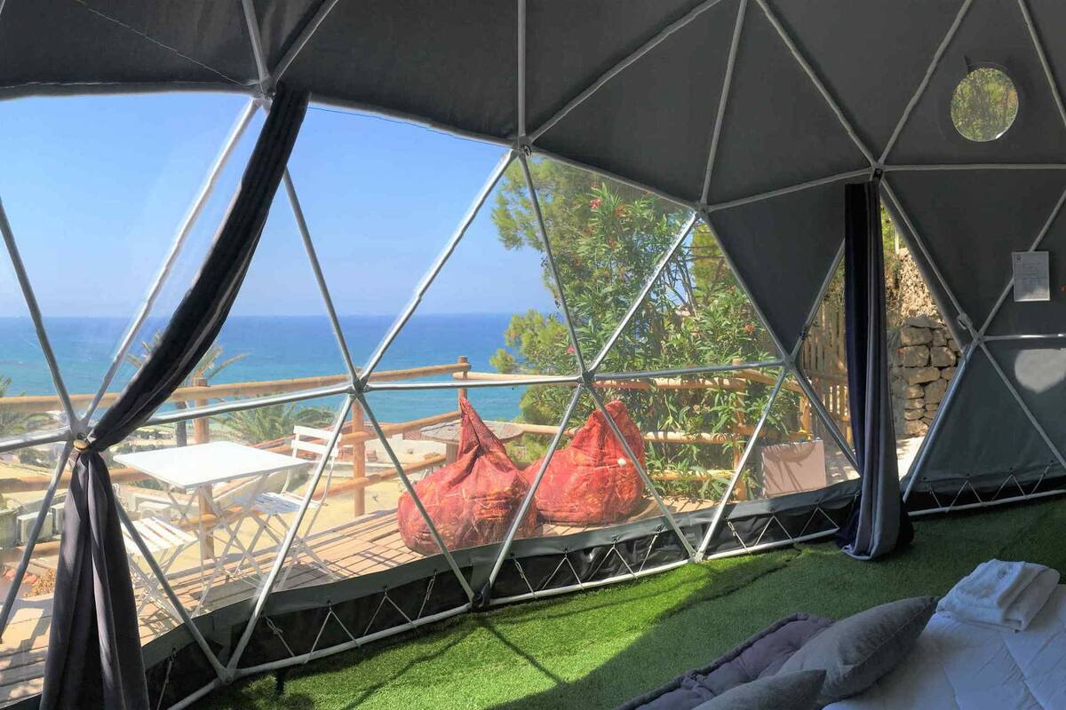 Exclusive Tent (Sea View Dome) | Blackout drapes, soundproofing, iron/ironing board (on request)