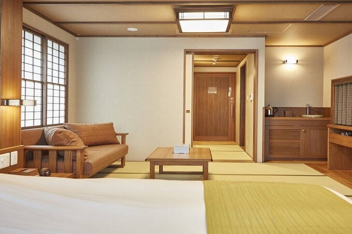 ห้องพัก, เตียงคิงไซส์ 1 เตียง, ปลอดบุหรี่ (Japanese Style) | ผ้านวมขนเป็ด, ตู้นิรภัยในห้องพัก, Wi-Fi ฟรี, ผ้าปูที่นอน