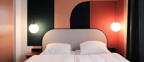 Kamar Double, kamar mandi pribadi | Meja kerja, kedap suara, dan Wi-Fi gratis