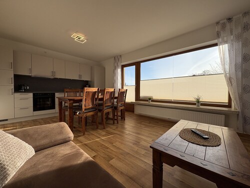 Our "Seelöwe" in Haus Meeresglück, close to the beach and central!