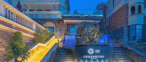 Front of property – evening/night