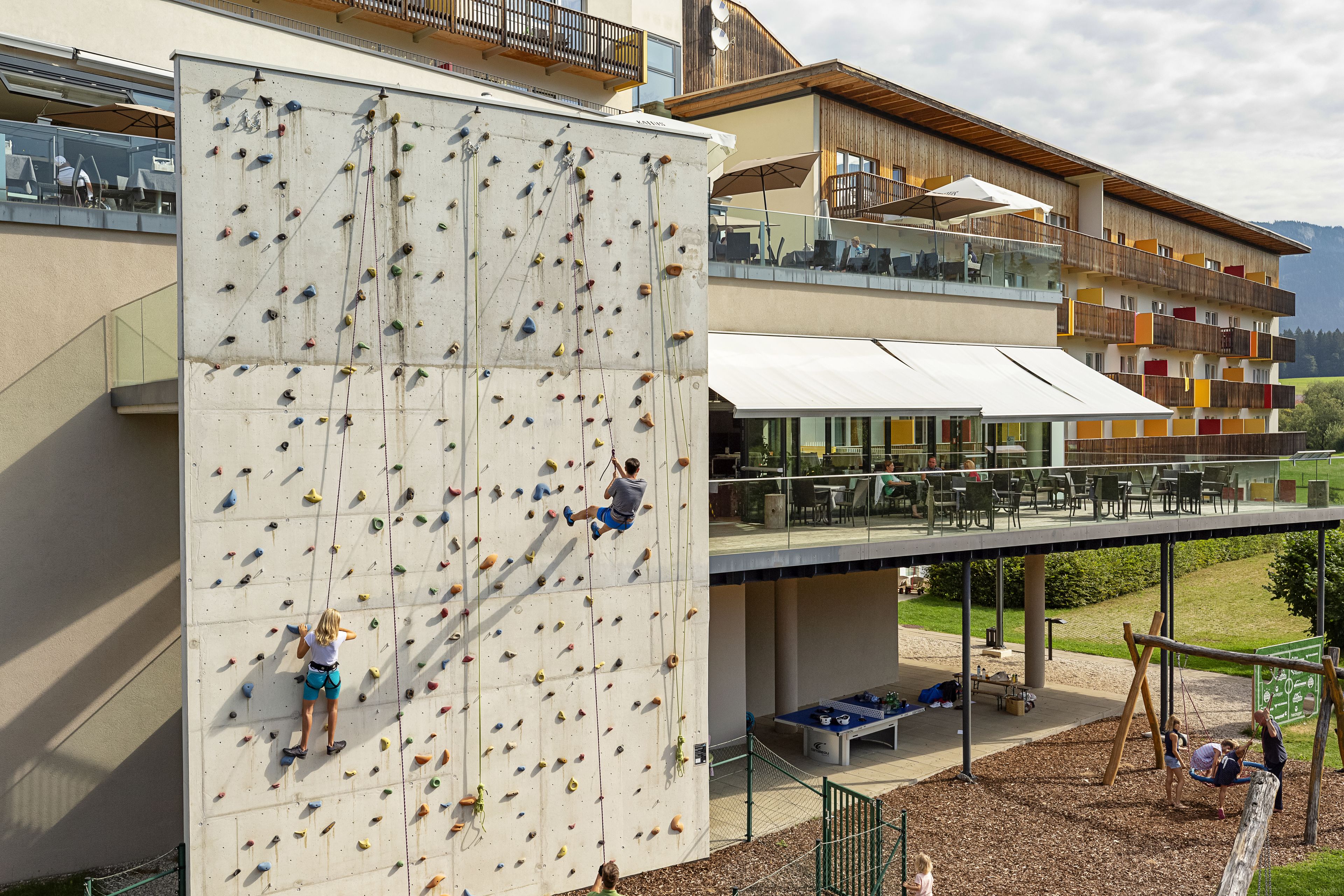 outdoor rock climbing
