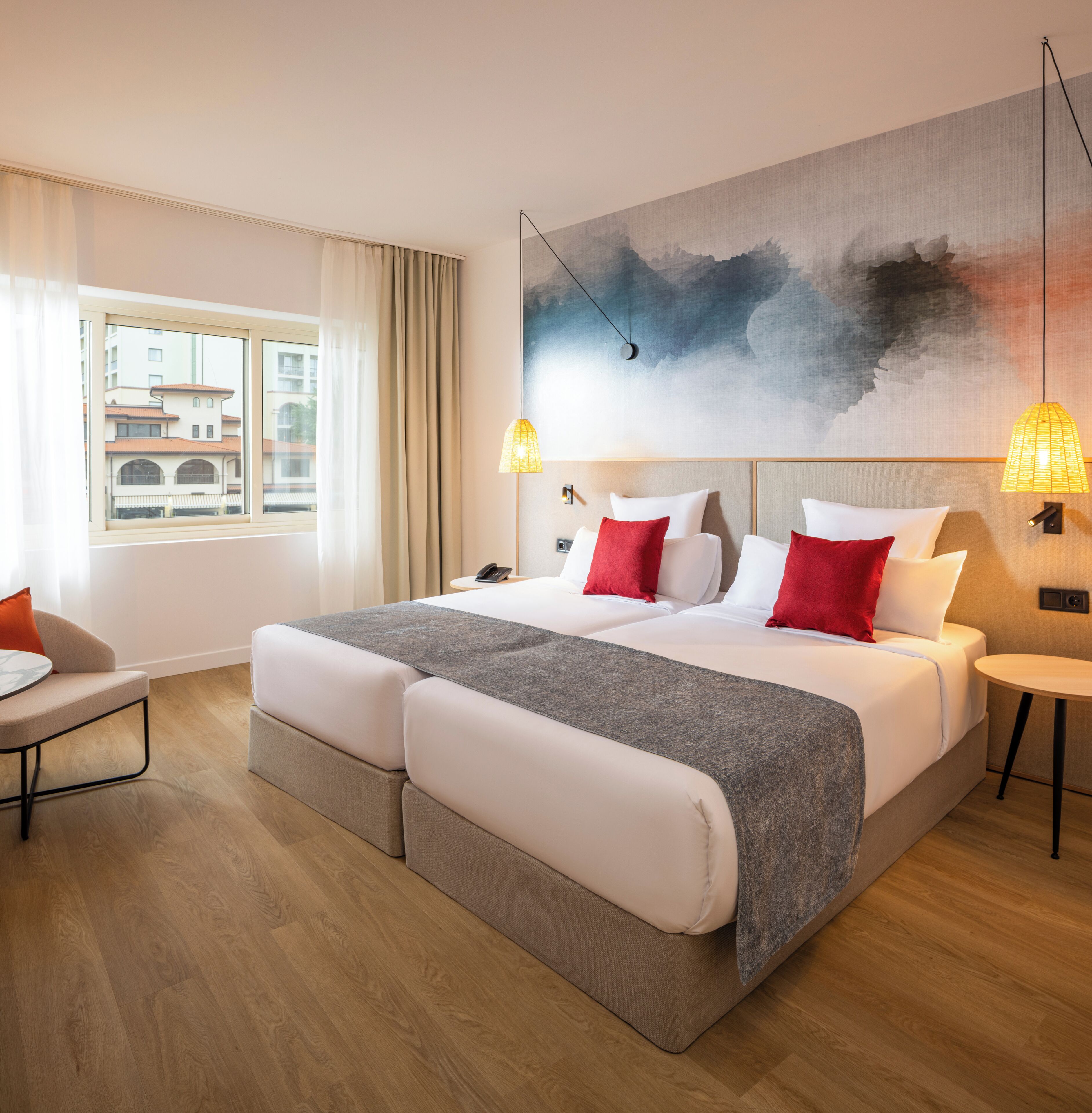 Quarto casal | Cofres nos quartos, ferros/tábuas de passar roupa, Wi-Fi de cortesia