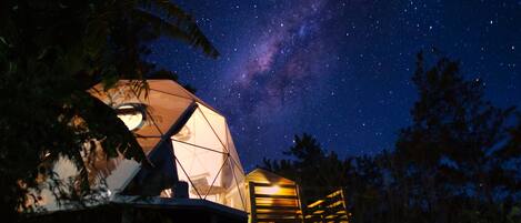 Façade de l’hébergement
