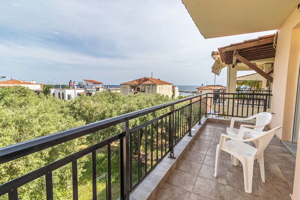 Comfort appartement, balkon, uitzicht op zee | Uitzicht vanuit de kamer