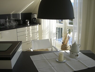 Located at the Sieltief (jetty, angler...)bright maisonette - vacation apartment