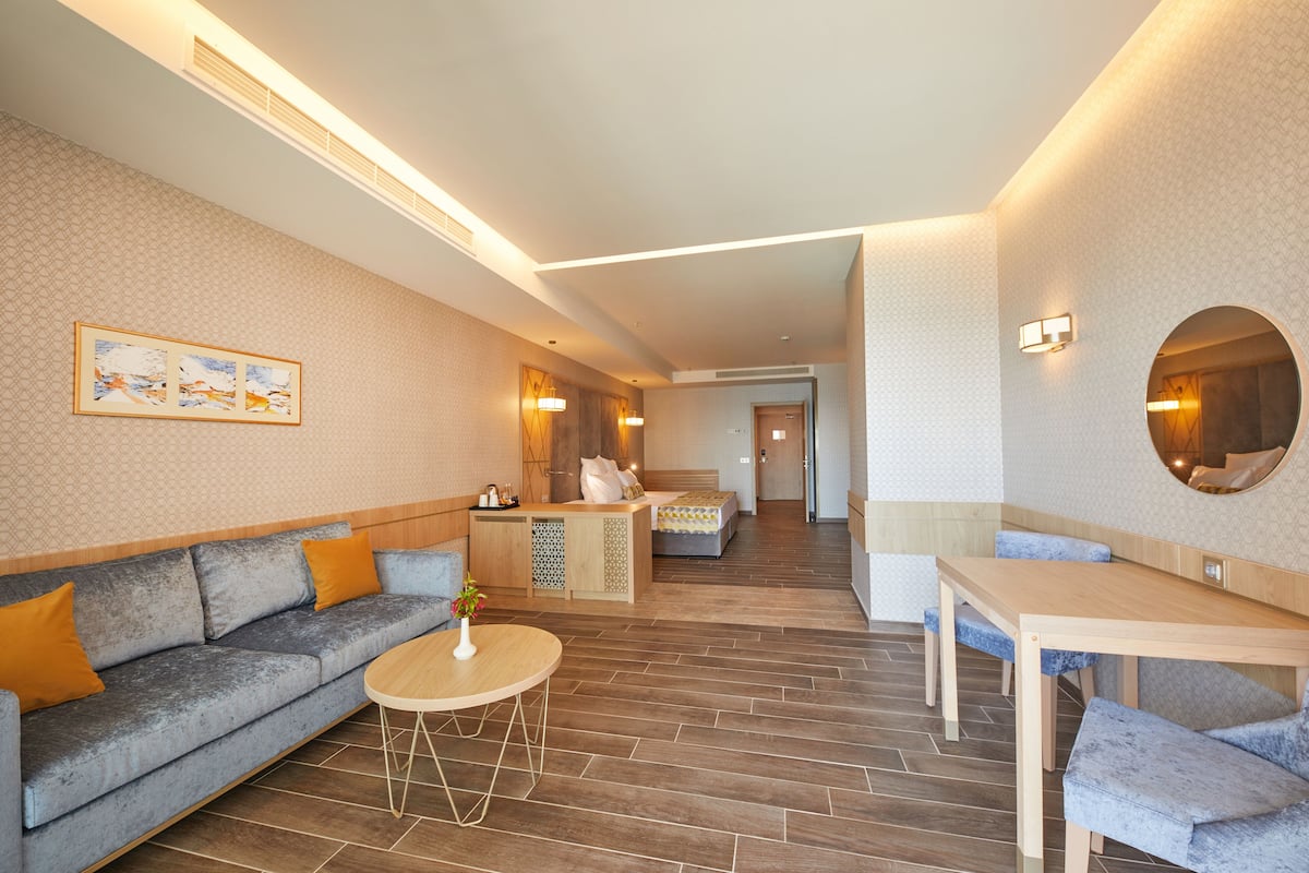 ミニバー、セーフティボックス (室内)、防音設備、アイロン / アイロン台