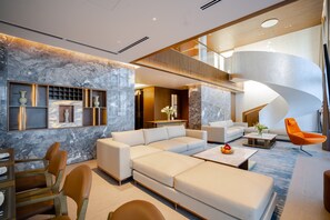Luxury Villa, 6 Bedrooms, Beach View, Beachfront | Living area - The Five Stars Villa (Da Nang)