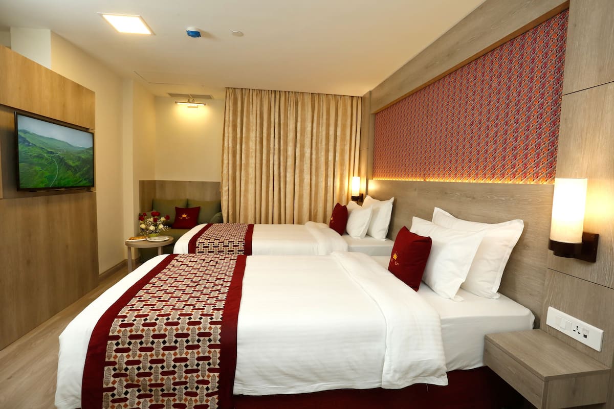 1 chambre, minibar, coffres-forts dans les chambres